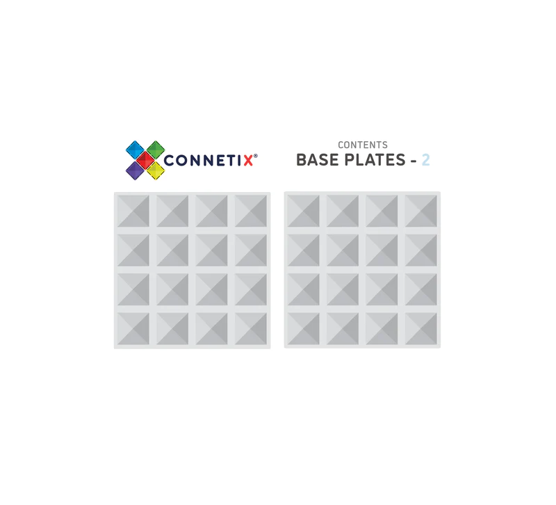 Connetix Magnetic plates - Clear - Image 2