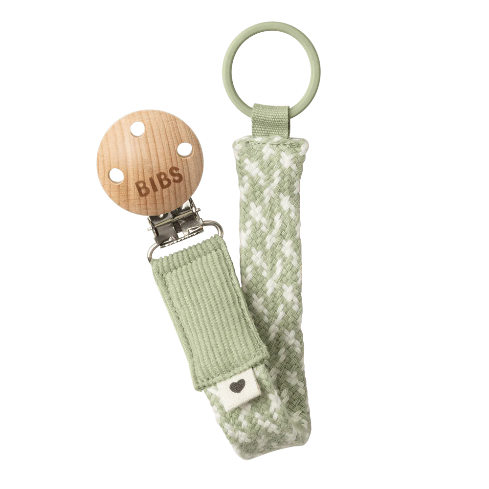 BIBS lančić za cuclu Braid - Sage - Ivory