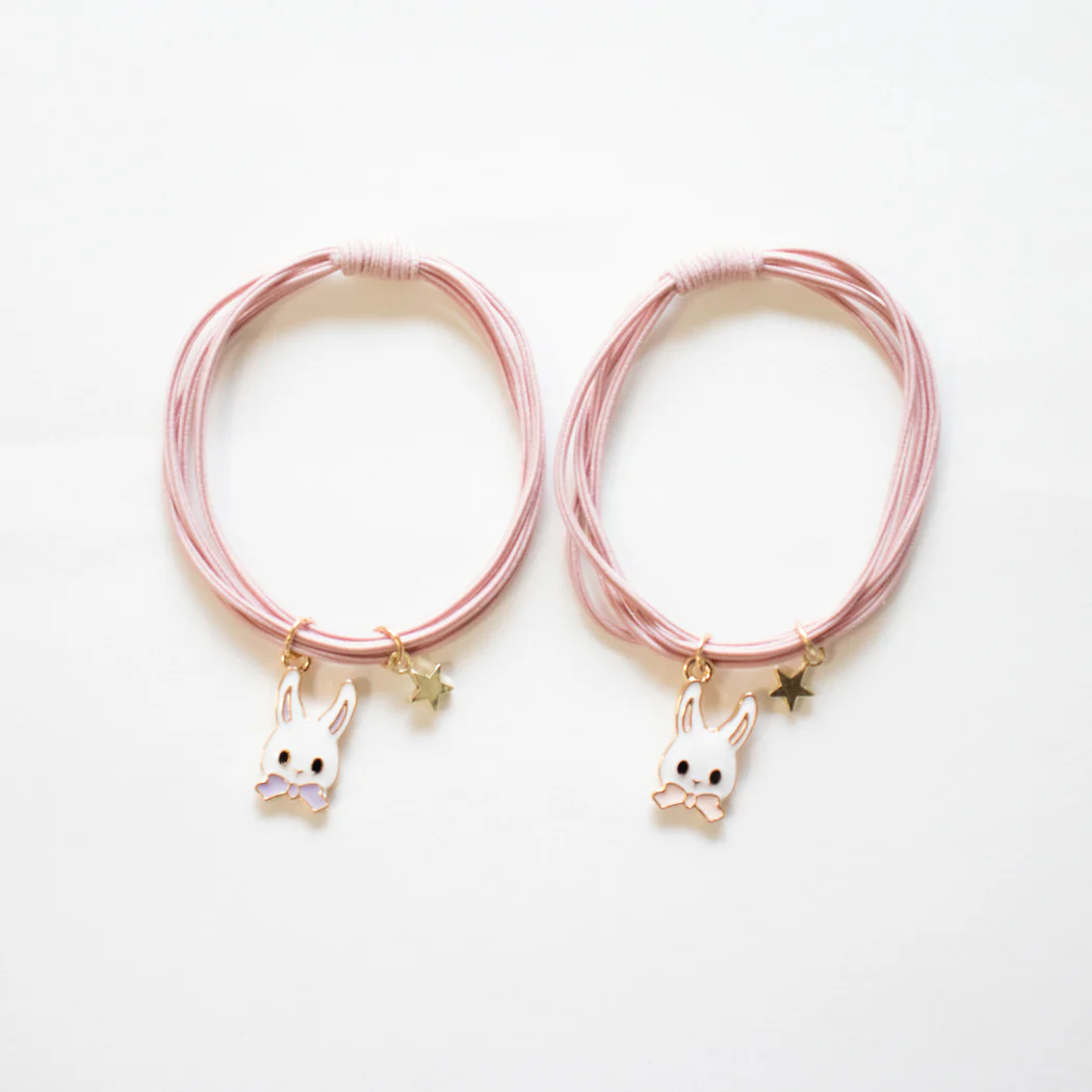 Gumice za kosu - Bunny bands Pink