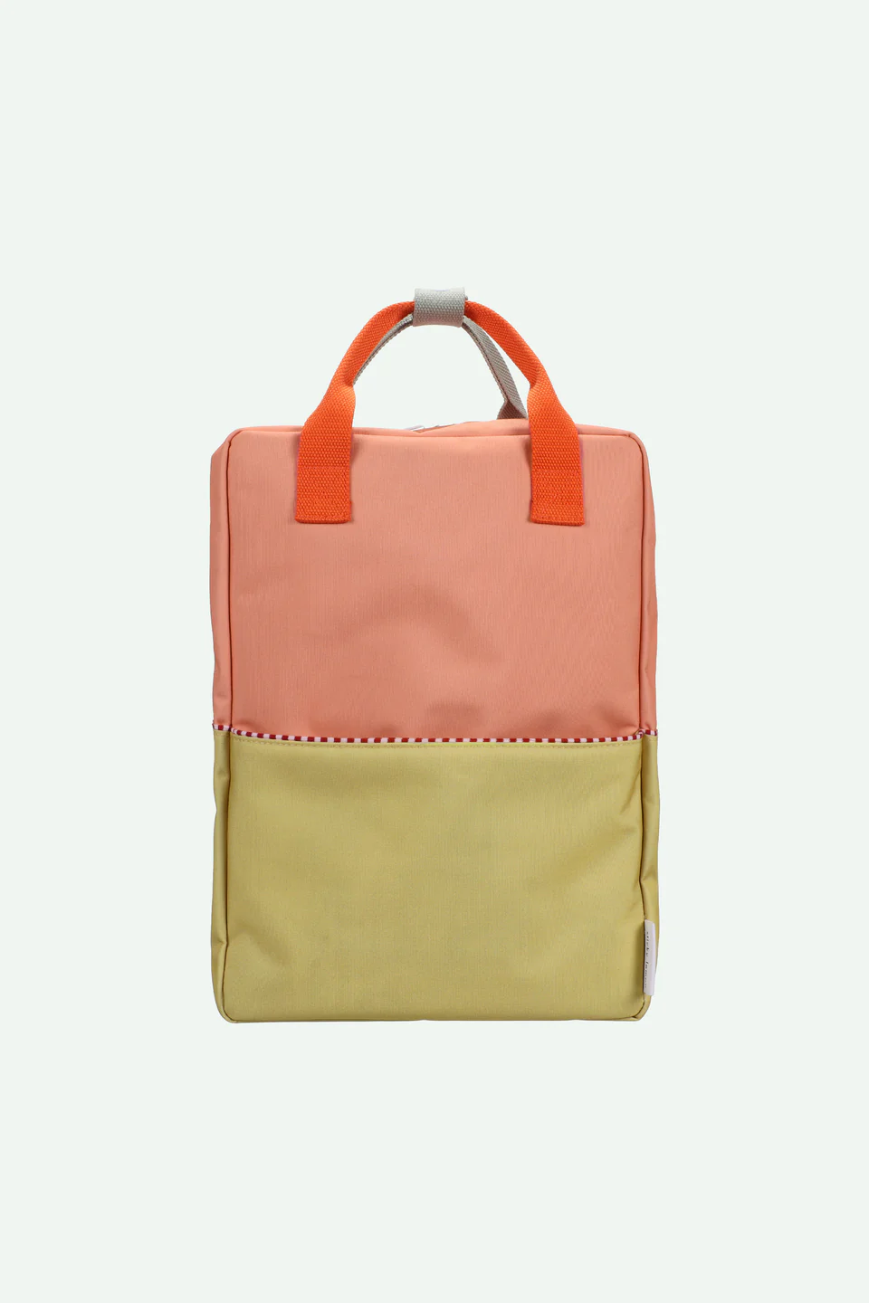 Ruksak - coral pink + reed green