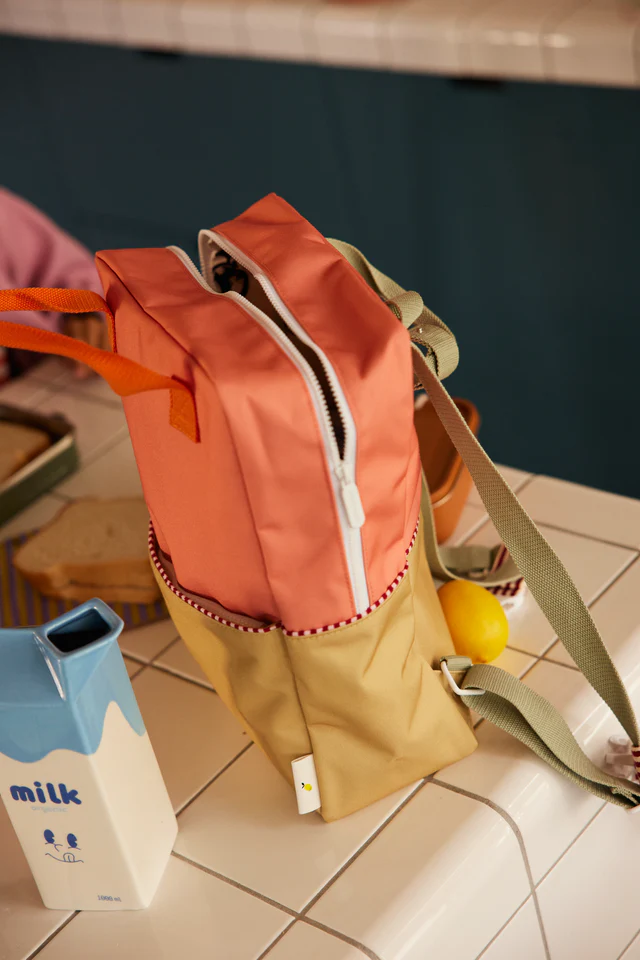 Ruksak - coral pink + reed green - Image 5