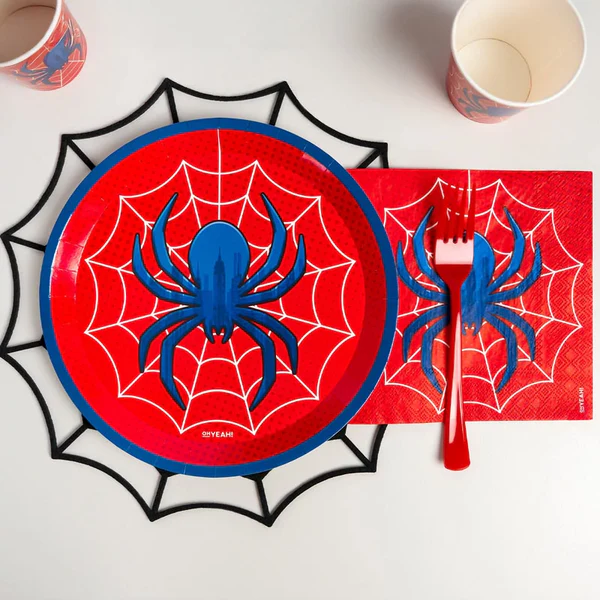 Kartonski tanjir Ø 23cm 6 komada - Spiderman - Image 2