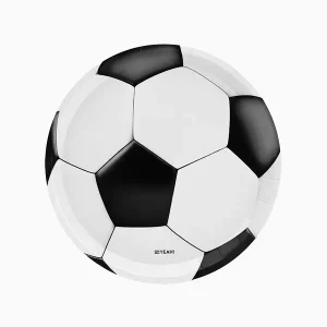 Kartonski tanjir Ø 23cm 6 komada - Fudbal