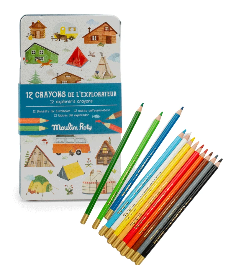 Set od 12 drvenih bojica